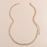 Sexy Pearl Alloy Copper Alloy Copper Gold Plated Women's Waist Chain main image 4