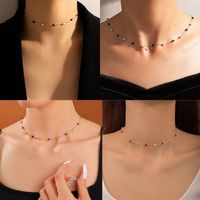 Simple Fashion Style New Metal Style Geometric Contrast Necklace main image 1