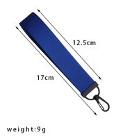 Simple Style Solid Color Nylon Unisex Bag Pendant Keychain main image 3