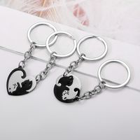 Cartoon Style Streetwear Cat Stainless Steel Unisex Bag Pendant Keychain main image 5