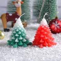 Christmas Cartoon Style Christmas Tree Paraffin Party Candle main image 3
