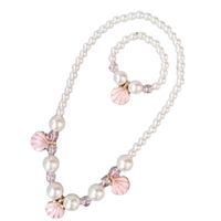 Cute Shell Alloy Beaded Girl's Necklace main image 5