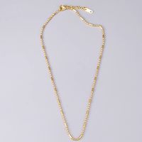 Simple Style Solid Color Titanium Steel Gold Plated Necklace In Bulk main image 5