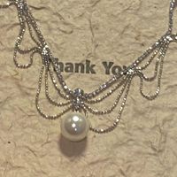 Simple Style Bow Knot Imitation Pearl Patchwork Women's Pendant Necklace main image 6