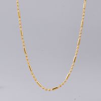 Simple Style Solid Color Titanium Steel Gold Plated Necklace In Bulk main image 2