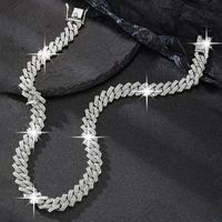 Hip Hop Collar Aleación Embutido Diamantes De Imitación Hombres Collar sku image 9