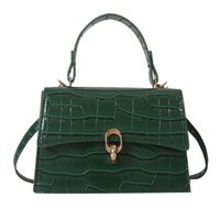 Women's All Seasons Pu Leather Solid Color Classic Style Square Flip Cover Handbag sku image 6