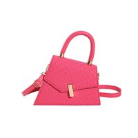 Women's All Seasons Pu Leather Solid Color Classic Style Square Flip Cover Handbag sku image 3