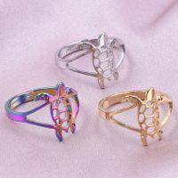 Simple Style Butterfly Stainless Steel Polishing Rings main image 1