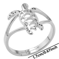Simple Style Butterfly Stainless Steel Polishing Rings sku image 1