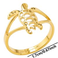 Simple Style Butterfly Stainless Steel Polishing Rings sku image 3