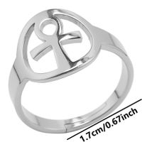 Commute Solid Color Stainless Steel Polishing Rings sku image 1