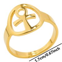 Commute Solid Color Stainless Steel Polishing Rings sku image 3