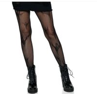 Spider Web Skull Breathable Hollow Out Stockings sku image 4