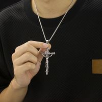 Hip-Hop Cross 304 Stainless Steel Chain Men'S Pendant Necklace main image 1