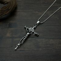 Hip-Hop Cross 304 Stainless Steel Chain Men'S Pendant Necklace main image 4