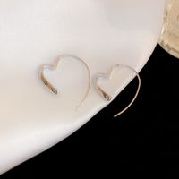 1 Pair Fashion Round Heart Shape Alloy Plating Women's Earrings sku image 61