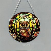 Retro Owl Arylic Pendant main image 3