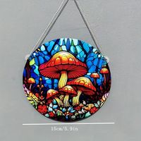 Retro Mushroom Arylic Pendant main image 4