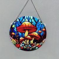 Retro Mushroom Arylic Pendant sku image 1