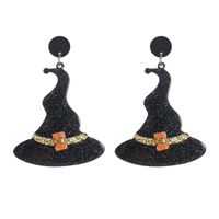 1 Pair Fashion Halloween Pattern Arylic Drop Earrings sku image 4