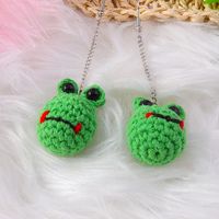 1 Pair Cute Bear Pig Frog Knit Zinc Alloy Drop Earrings main image 5