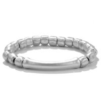 Simple Style Solid Color Sterling Silver Unisex Bracelets main image 6