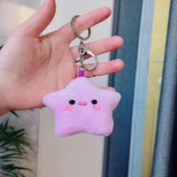 Cute Star Emoji Face Pp Cotton Unisex Bag Pendant Keychain sku image 8