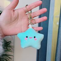 Cute Star Emoji Face Pp Cotton Unisex Bag Pendant Keychain sku image 11