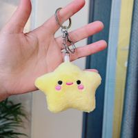 Cute Star Emoji Face Pp Cotton Unisex Bag Pendant Keychain sku image 14