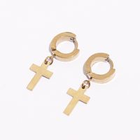 1 Piece Casual Geometric Plating Stainless Steel Earrings main image 6