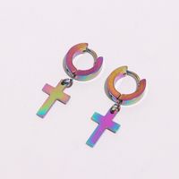 1 Piece Casual Geometric Plating Stainless Steel Earrings main image 1