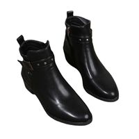 Women's Elegant Solid Color Point Toe Martin Boots main image 4