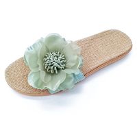 Women's Roman Style Floral Open Toe Slides Slippers main image 5