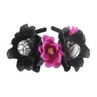 Funny Flower Skull Cloth Foam Epoxy Hair Band Party Headpieces main image 4