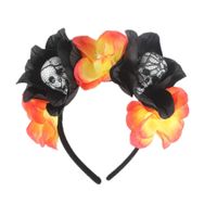 Funny Flower Skull Cloth Foam Epoxy Hair Band Party Headpieces sku image 6