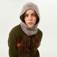 Women's Streetwear Solid Color Eaveless Wool Cap main image 5