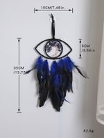 Ethnic Style Eye Feather Iron Pendant Wall Art sku image 1