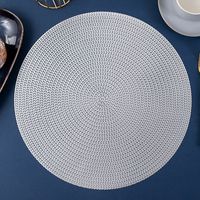 Casual Solid Color Pvc Placemat sku image 2