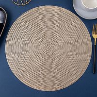 Casual Solid Color Pvc Placemat sku image 1