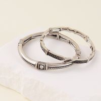 Lady Solid Color Iron Stoving Varnish Women's Bangle sku image 6