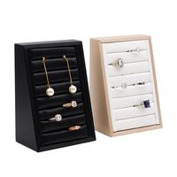 Elegant Simple Style Solid Color Pu Jewelry Rack main image 2