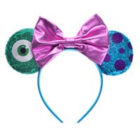 Cute Funny Devil's Eye Bow Knot Cloth Sequins Hair Band main image 6