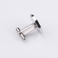 Simple Style Geometric Stainless Steel None 18K Gold Plated Men'S Cufflinks main image 2