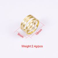 Simple Style Solid Color Copper Plating None None Jewelry Accessories sku image 1