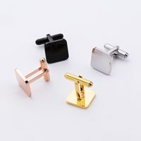 Basic Classic Style Square Stainless Steel Plating None 18K Gold Plated Jewelry Accessories main image 5
