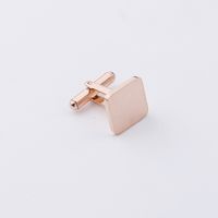 Basic Classic Style Square Stainless Steel Plating None 18K Gold Plated Jewelry Accessories main image 2