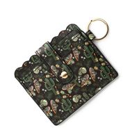 Women's Solid Color Lingge Leopard Pu Leather Zipper Coin Purses sku image 34