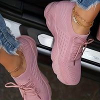 Women's Fashion Solid Color Round Toe Sports Shoes main image 1