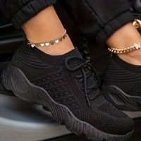 Women's Fashion Solid Color Round Toe Sports Shoes main image 4